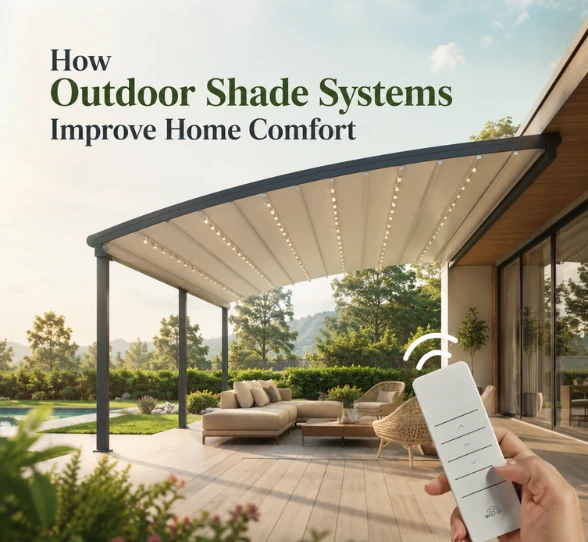 How Outdoor Shade Systems Improve Home Comfort and Value