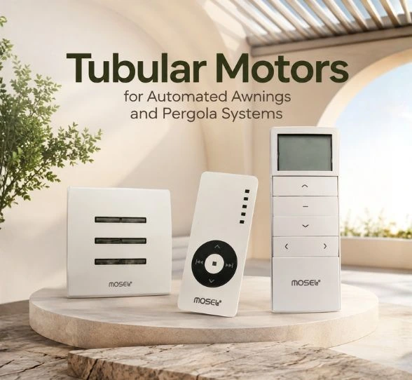 Tubular Motors for Automated Awnings and Pergola Systems