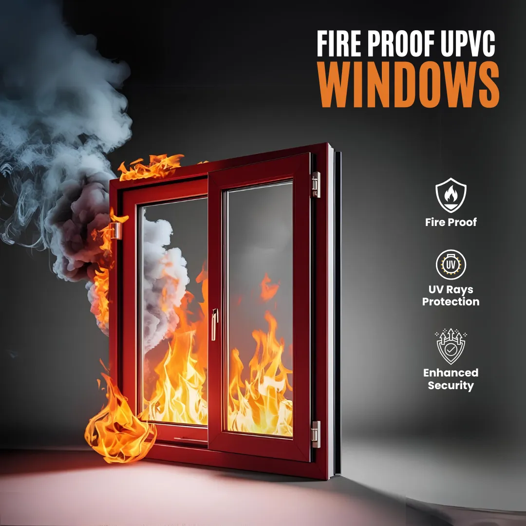 Fire Proof UPVC Windows