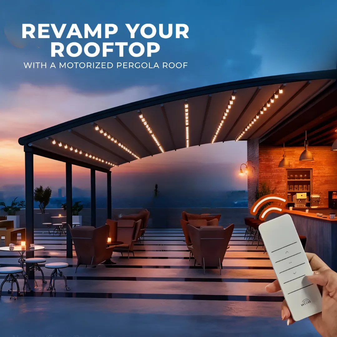 Motorized Pergola Roofs