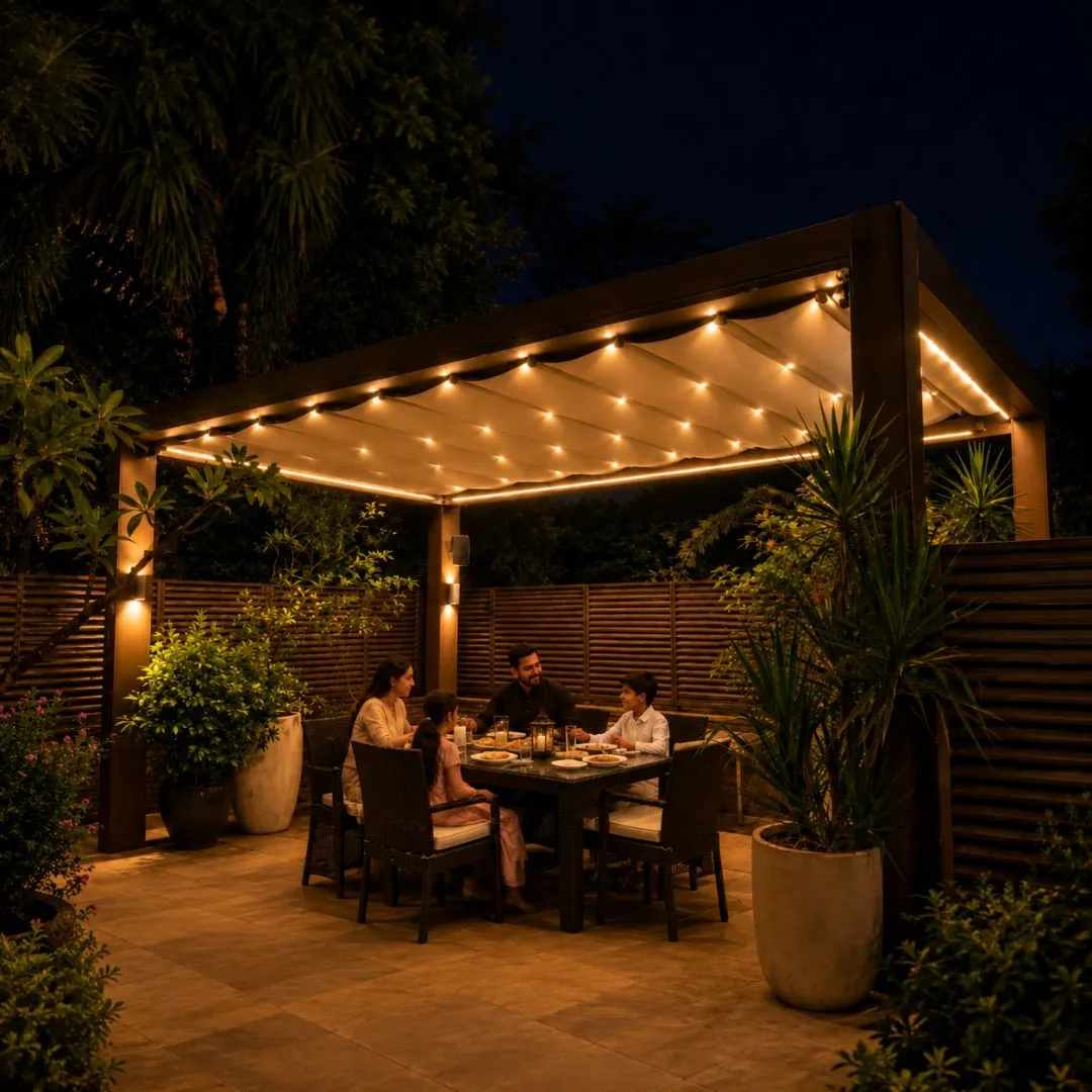 Turkish Automatic Pergola by KVT Pakistan